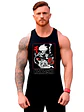 Polera Musculosa Sin Manga Kakashi Anime Naruto Grafimax - Miniatura 1