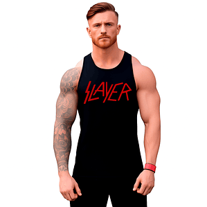 Polera Musculosa Sin Mangas Slayer Música Metal Grafimax