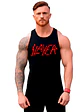 Polera Musculosa Sin Mangas Slayer Música Metal Grafimax - Miniatura 1