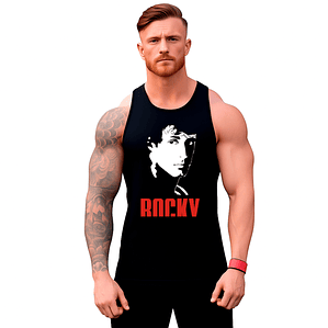 Polera Musculosa Sin Mangas Rocky Balboa Pelí­cula Grafimax
