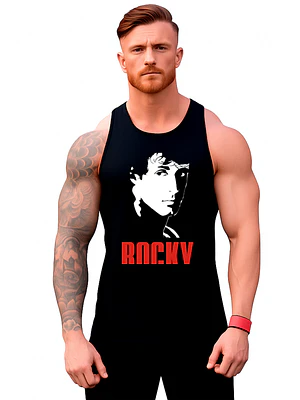 Polera Musculosa Sin Mangas Rocky Balboa Pelí­cula Grafimax