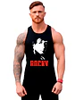 Polera Musculosa Sin Mangas Rocky Balboa Pelí­cula Grafimax - Miniatura 1
