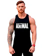 Polera Animal Logo Musculosa Sudadera Gym Fitness Grafimax - Miniatura 1