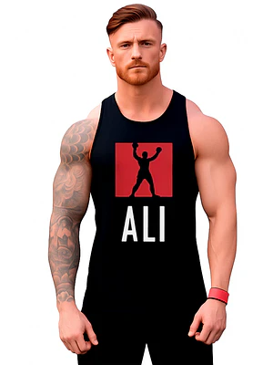 Polera Musculosa Sin Manga Muhammad Ali Pelí­Cula Grafimax