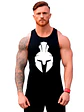 Polera Gym Gladiador Spartan Musculosa Sin Mangas Grafimax - Miniatura 1