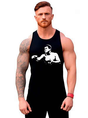 Polera Musculosa Sin Manga Muhammad Ali Boxeo Grafimax