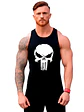 Polera Musculosa Sudadera Sin Mangas Punisher Pelicula Gym - Miniatura 1