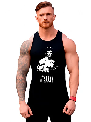 Polera Musculosa Sin Manga Rocky Boxeo Pelí­cula Grafimax