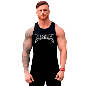 Polera Sin Manga Musculosa Metallica Trash Metal Grafimax