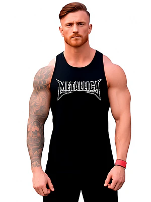 Polera Sin Manga Musculosa Metallica Trash Metal Grafimax