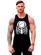 Polera Sin Manga Musculosa Algodón Depredador Gym Grafimax - Miniatura 1