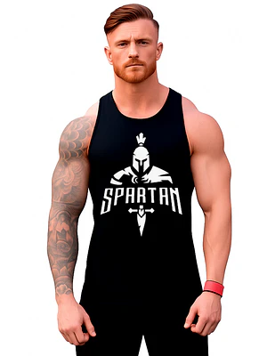 Polera Musculosa Sin Mangas Gym Gladiador Spartan Grafimax