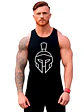 Polera Musculosa Sin Manga Gym Casco Gladiador Grafimax - Miniatura 1