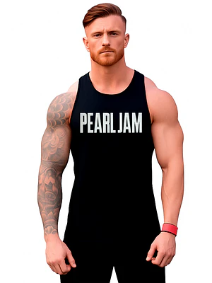 Polera Musculosa Sin Manga Pearl Jam Música Metal Grafimax