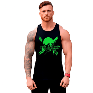 Polera Sin Manga Musculosa Zoro Anime One Piece Grafimax