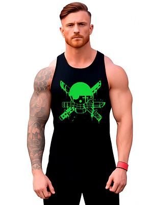 Polera Sin Manga Musculosa Zoro Anime One Piece Grafimax