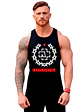 Polera Musculosa Sin Mangas Rammstein Dornen Fünfeck Hombre - Miniatura 1