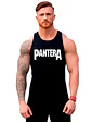 Polera Musculosa Sin Manga Gym Pantera Banda Metal Grafimax - Miniatura 1