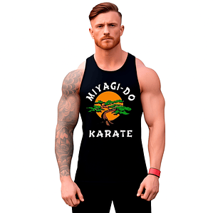 Polera Musculosa Cobra Kai Miyagy- Do Karate Kid Serie