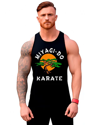 Polera Musculosa Cobra Kai Miyagy- Do Karate Kid Serie