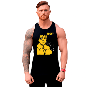 Polera Musculosa Sin Manga Rocky Balboa Y Adriana Grafimax