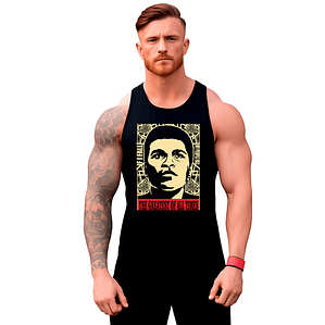Polera Musculosa Sin Manga Muhammad Ali If I Fall Grafimax