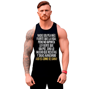 Polera Musculosa Sin Manga Así­ Es Como Se Gana Grafimax