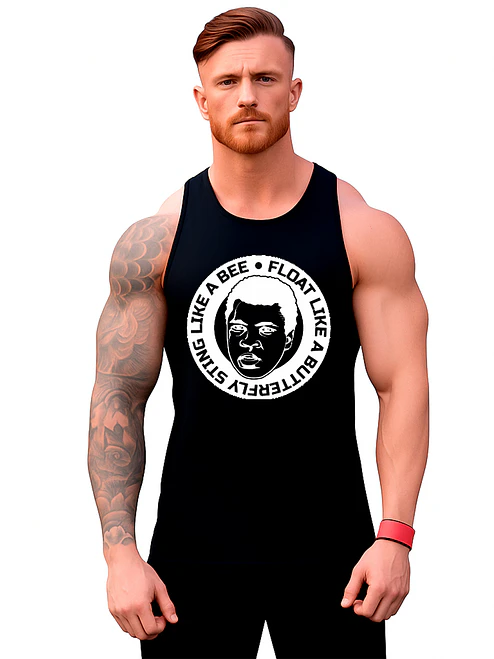 Polera Musculosa Sin Manga Ali Sing Like A Bee Grafimax 1