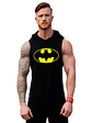 Polera Musculosa Capucha Batman Sudadera Gym Grafimax - Miniatura 1