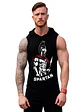 Polera Capucha Musculosa Gym Guerrero Espartano Grafimax - Miniatura 1