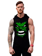 Polera Musculosa Capucha Hulk Avenger Sudadera Gym Grafimax - Miniatura 1