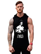 Polera Capucha Musculosa Gym Rocky Boxeo Algodón Grafimax - Miniatura 1