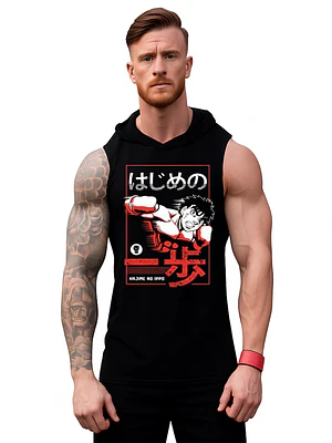 Polera Musculosa Capucha Hajime No Ippo Anime Grafimax