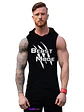 Polera Musculosa Capucha Beast Mode Sudadera Gym Grafimax - Miniatura 1