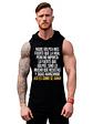 Polera Capucha Musculosa Gym Así­ Es Como Se Gana Grafimax - Miniatura 1