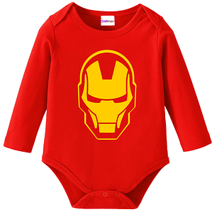 Body Pilucho Bebé Iron Man Superhéroes Disfraz Halloween Grafimax