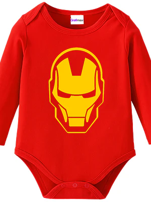 Body Pilucho Bebé Iron Man Superhéroes Disfraz Halloween Grafimax