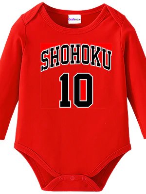 Body Pilucho Bebé Shohoku Slam Dunk Anime Disfraz Halloween Grafimax