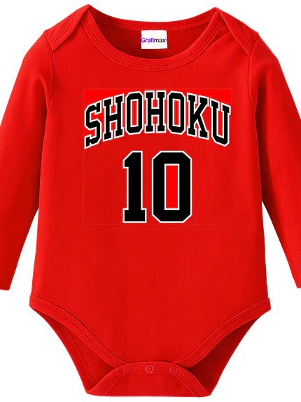 Body Pilucho Bebé Shohoku Slam Dunk Anime Disfraz Halloween Grafimax 1