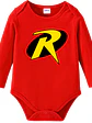Body Pilucho Bebé Robin Batman Superhéroes Disfraz Halloween Grafimax - Miniatura 1