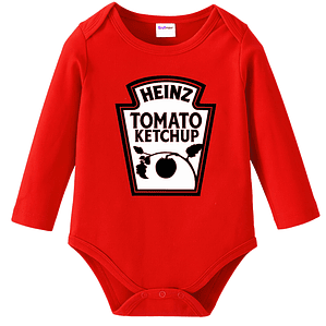 Body Pilucho Bebé Tomato Ketchup Disfraz Halloween Grafimax