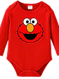 Body Pilucho Bebé Elmo Plaza Sesamo Disfraz Halloween Grafimax - Miniatura 1