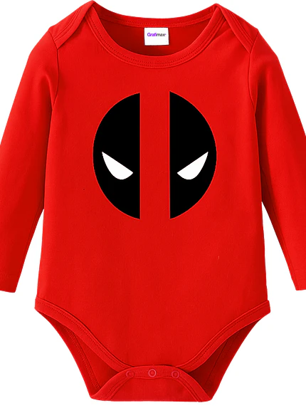 Body Pilucho Bebé Deadpool Superhéroes Disfraz Halloween Grafimax 1