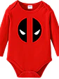 Body Pilucho Bebé Deadpool Superhéroes Disfraz Halloween Grafimax - Miniatura 1