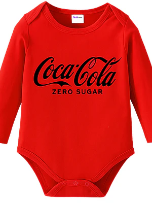 Body Pilucho Bebé Coca Zero Disfraz Halloween Grafimax