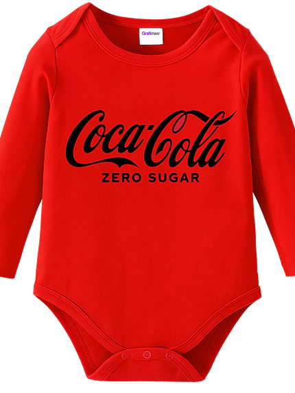 Body Pilucho Bebé Coca Zero Disfraz Halloween Grafimax 1