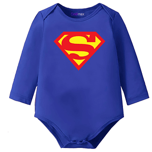 Body Bebé Pilucho Superman Superhéroes Algodón - Grafimax
