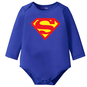Body Bebé Pilucho Superman Superhéroes Algodón - Grafimax