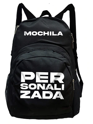 Mochila Negra Personalizada 20L 1 - Grafimax