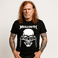 Polera Megadeth White Skull Logo Rock - Grafimax - Miniatura 1